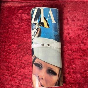 VINTAGE 70'S DELILL ITALY GRAZIA MAGAZINE CLUTCH PURSE